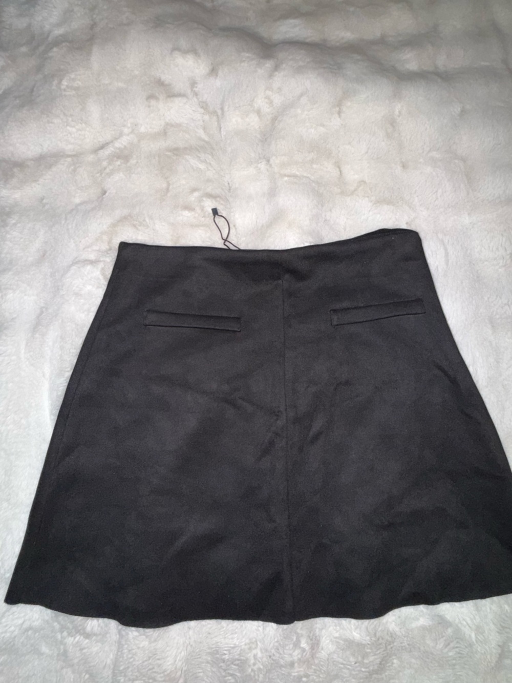 Zara Black Pencil Skirt with Back Welt Pockets